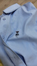 初語(yǔ)襯衫女2025秋季新款創(chuàng  )意小刺繡清新歐若風(fēng)內搭襯衣休閑上衣 海云藍 M 曬單實(shí)拍圖