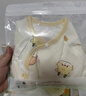 愛(ài)貝迪拉新生嬰兒半背衣純棉A類(lèi)上衣出生寶寶長(cháng)袖嬰兒衣服0-3月護肚衣52碼 曬單實(shí)拍圖