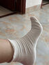 貓人6雙淑女風(fēng)女士襪子女夏季網(wǎng)眼短筒襪純棉花邊短襪純色百搭學(xué)生襪 曬單實(shí)拍圖