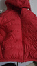鴨鴨（YAYA）兒童羽絨服輕薄男女童裝秋冬男童小童中大童輕便冬裝外套D 紅色 110 曬單實(shí)拍圖