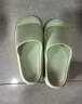 果洛菲（GUOLUOFEI）踩屎感eva拖鞋男女夏季浴室洗澡大碼防滑男士涼拖鞋 綠色 44-45 曬單實(shí)拍圖