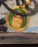 京工美作古法黃金吊墜足金999鼠本命佛千手觀(guān)音項鏈老婆婦女節禮物10.05g 曬單實(shí)拍圖