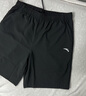 安踏（ANTA）冰絲速干短褲男款運動(dòng)短褲夏季新款男士外穿跑步五分褲寬松休閑褲 基礎黑 XL 曬單實(shí)拍圖