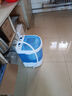 長(cháng)虹迷你洗衣機小型半全自動(dòng)內衣內褲家用單桶洗衣機洗脫一體母嬰兒童學(xué)生宿舍出租房公寓洗襪子神器 透明藍4.5KG【升級】金鉆電機+藍光除菌+瀝水籃 曬單實(shí)拍圖