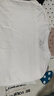 布先生明星同款長(cháng)袖T恤男士小白T內搭 長(cháng)袖標準T-圓領(lǐng)-白色 M(170) 曬單實(shí)拍圖