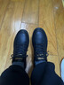 七匹狼（SEPTWOLVES）男鞋百搭鞋子男板鞋男士皮鞋休閑鞋男W8313083051 黑色 42  曬單實(shí)拍圖