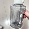 樂(lè )扣樂(lè )扣（LOCK&LOCK）小水庫大容量塑料運動(dòng)水杯戶(hù)外冷水壺刻度把手男女杯子2.2L白色 曬單實(shí)拍圖