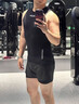 GOLOVEJOY高樂(lè )捷健身背心男跑步運動(dòng)上衣緊身肌肉無(wú)袖訓練服修身壓縮速干衣 經(jīng)典黑 XL 【建議136-165斤】 曬單實(shí)拍圖
