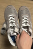 NEW BALANCE NB 574系列 經(jīng)典系帶復古運動(dòng)休閑鞋男女款 元祖灰 ML574EVG ML574EVG-D 元祖灰 43 (腳長(cháng)27.5cm) 曬單實(shí)拍圖