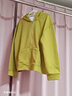 啄木鳥(niǎo)2026春秋新款衛衣外套女寬松休閑百搭顯瘦休閑大碼韓版長(cháng)袖上衣 果綠色 3XL 146-155斤 曬單實(shí)拍圖