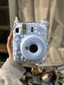 【mini12透明外殼】instax水晶殼拍立得硬殼相機保護殼殼子鏈條潮 藍白短+貝殼星星掛繩+貝殼貼紙+Mini12透明殼 曬單實(shí)拍圖