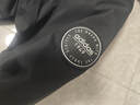 阿迪達斯25年冬款黑色派克羽絨服  商務(wù)通勤600蓬男士休閑羽絨連帽夾克 曬單實(shí)拍圖