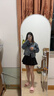 唐獅2025秋季新款女翻領(lǐng)牛仔外套減齡小個(gè)子短款韓版上衣 曬單實(shí)拍圖