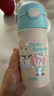 膳魔師保溫杯小學(xué)生兒童開(kāi)學(xué)必備吸管水杯幼兒園男女寶寶水壺350ml藍白 曬單實(shí)拍圖