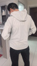 輕功（QINKUNG）跑步風(fēng)衣運動(dòng)薄外套男女款戶(hù)外寬松多功能秋季防風(fēng)保暖外套 男款沙漠灰 M 曬單實(shí)拍圖