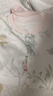 全棉時(shí)代雙面柔感純棉嬰兒連體衣服新生兒男女寶寶四季 粉+花園66碼 曬單實(shí)拍圖