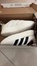 阿迪達斯（adidas）男鞋女鞋情侶春季新款ADIPUFF面包鞋一腳蹬休閑保暖棉鞋 IG6813奶油白 38 曬單實(shí)拍圖