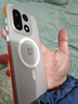 猩球衛士輕薄光柵適用一加15磁吸手機殼紋理膚感OnePlus15輕薄撞色條紋保護套磨砂外殼白橙 曬單實(shí)拍圖
