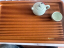 金福象德國電木茶盤(pán)茶臺辦公室家用高檔輕奢簡(jiǎn)約功夫茶具帶排水茶托盤(pán) 【黃色金邊】50×30×5CM 曬單實(shí)拍圖