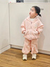 G.duck小黃鴨女童秋裝運動(dòng)套裝2025新款兒童開(kāi)衫衛衣兩件套女孩寶寶衣服 粉色 100 建議2~3歲【 90-100cm】cm 曬單實(shí)拍圖