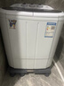 小鴨【官方店】半自動(dòng)洗衣機迷你小型波輪大容量租房宿舍家用雙桶雙缸分區脫水甩干老式強力去污 8.5KG  洗5.5+脫3.0+強勁電機終身聯(lián)保 雙缸 曬單實(shí)拍圖