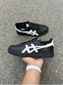 亞瑟士ASICS板鞋男鞋女鞋休閑鞋百搭舒適透氣復古時(shí)尚運動(dòng)鞋 JAPAN S 黑色/白色 37.5 曬單實(shí)拍圖