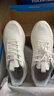 回力（Warrior）官方男鞋子男輕便運動(dòng)鞋舒適跑步鞋透氣網(wǎng)鞋男戶(hù)外休閑鞋 白灰 42 曬單實(shí)拍圖
