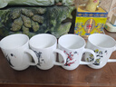 陶瓷帶蓋茶杯辦公會(huì )議杯家用泡茶水杯棋牌室杯子賓館白瓷水杯定制 梅蘭竹菊【4個(gè)一套】 帶蓋杯 曬單實(shí)拍圖
