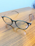 蔡司鏡片可選防藍光眼鏡近視女輕鈦冷茶大框防輻射高級感素顏可配度數 曬單實(shí)拍圖