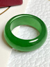 7000年和田玉碧玉戒指男女款玉戒指附證書(shū) 圈號16-17 曬單實(shí)拍圖