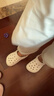 卡駱馳（CROCS）貝雅兒童洞洞鞋男女童戶(hù)外包頭沙灘鞋拖鞋/207013/207012 白色-100 33 (200mm) 曬單實(shí)拍圖