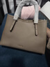 百麗包包女新商場(chǎng)同款高級質(zhì)感通勤單肩斜挎手提包X7238DX5 灰色 F 曬單實(shí)拍圖