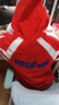 馬騎頓（MQD）童裝男童衛衣中大童針織開(kāi)衫兒童韓版搖粒絨外套 中國紅 170 曬單實(shí)拍圖