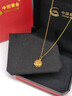 中國黃金（CHINA GOLD）太陽(yáng)鳳凰黃金項鏈女足金吊墜生日禮物送女朋友老婆 臻選禮盒包裝【無(wú)產(chǎn)品勿單拍】 曬單實(shí)拍圖