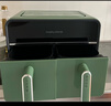 摩飛電器（Morphyrichards）空氣炸鍋家用雙拼8L大容量 14大菜單720°熱循環(huán) 雙膽分區多功能空炸烤箱 烤雞翅機 MR8100薄荷綠 曬單實(shí)拍圖