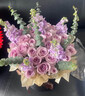 冉子花坊鮮花速遞粉玫瑰抱抱桶向日葵花籃生日禮物送女友愛(ài)人同城配送 愛(ài)的抱抱紫色 曬單實(shí)拍圖