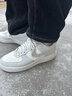 耐克NIKE男子空軍一號AF1AIR FORCE 1 運動(dòng)板鞋IB6842-100白41 曬單實(shí)拍圖