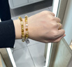 阿吉豆手鏈女新中式黃水晶瑪瑙手串手飾串珠輕奢高級感新年節禮物女神節 曬單實(shí)拍圖