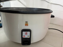 三角牌（Triangle） 大容量10人以上電飯鍋食堂商用大型超大餐廳工地酒店用特大號保溫蒸飯鍋老式電飯煲 36升特厚不粘鍋丨適用50-60人 曬單實(shí)拍圖