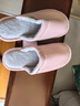 回力棉拖鞋男女士加絨秋冬季室內防臭滑保暖棉拖鞋HL0006粉色36-37碼 曬單實(shí)拍圖