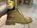 Dickies【明星同款】情侶馬丁靴男靴復古大黃靴時(shí)尚工裝靴 土黃 41 曬單實(shí)拍圖
