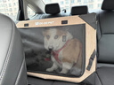 DO DO PET寵物車(chē)載籠貓籠狗籠可折疊大中小型犬狗狗寵物籠貓狗坐車(chē)隔離籠子 卡其色-四面網(wǎng)布開(kāi)口款-快速送達 M碼（66×45×45cm）全車(chē)型后排 曬單實(shí)拍圖