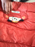 巴拉巴拉童裝兒童羽絨服男童女童連帽外套秋冬裝寶寶可愛(ài) 紅色小熊61003-白鴨絨 120 （充絨量55g） 曬單實(shí)拍圖