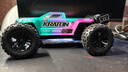 ARRMA 1/16迷你小卡屯kraton 3S四驅無(wú)刷遙控電動(dòng)競速越野大腳車(chē) 青粉色 ARA2508ST2（電充版） 曬單實(shí)拍圖