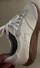 李寧和光休閑鞋男秋冬新款真皮薄底板鞋舒適滑板鞋低幫運動(dòng)鞋AGCV385 -1香檳白/晶石灰 【肖戰同款】 43 曬單實(shí)拍圖