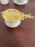 純銅茶排水套創(chuàng  )意手工金魚(yú)茶水分離器茶分離器漏斗功夫茶具配件 金魚(yú)純銅茶漏 曬單實(shí)拍圖