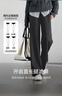 尚都比拉綿羊毛休閑褲女秋冬季女裝寬松垂感糯米褲保暖呢料直筒微闊長(cháng)褲 曬單實(shí)拍圖