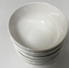 潔雅杰陶瓷碗中式白瓷小碗家用4.5英寸高腳米飯碗套裝 6只裝 新骨瓷 曬單實(shí)拍圖