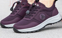 足力健大師老人鞋防滑女鞋媽媽鞋軟底中老年健步鞋春秋旅游休閑鞋老年運動(dòng)鞋 女款紫色【輕便舒適】 40 曬單實(shí)拍圖