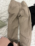 優(yōu)衣庫男裝女裝彈力棉質(zhì)舒適九分褲/休閑褲26春夏新款481568 481568/31米色 S 曬單實(shí)拍圖